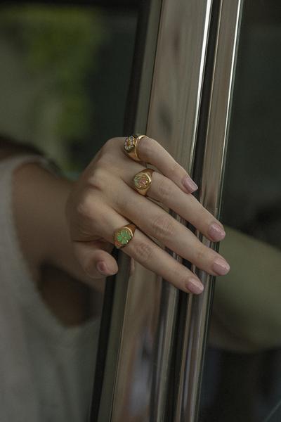 Wilhelmina Garcia Gold Clover Ring_2218736