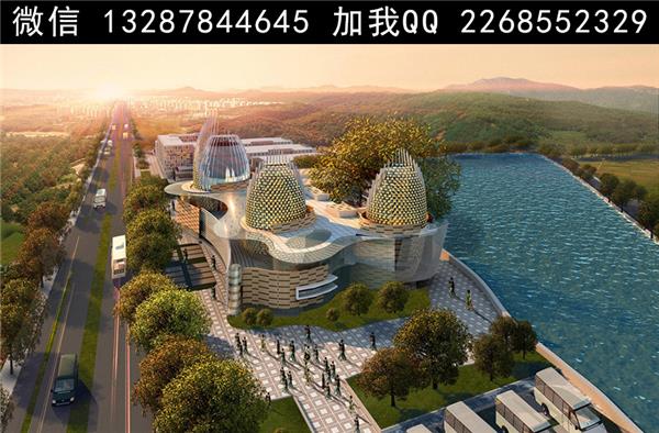 活动中心建筑外观设计案例效果图_3705942