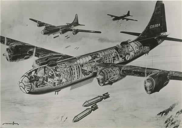 B-29轰炸机（绰号：“超级空中堡垒”Superfortress）_1266262