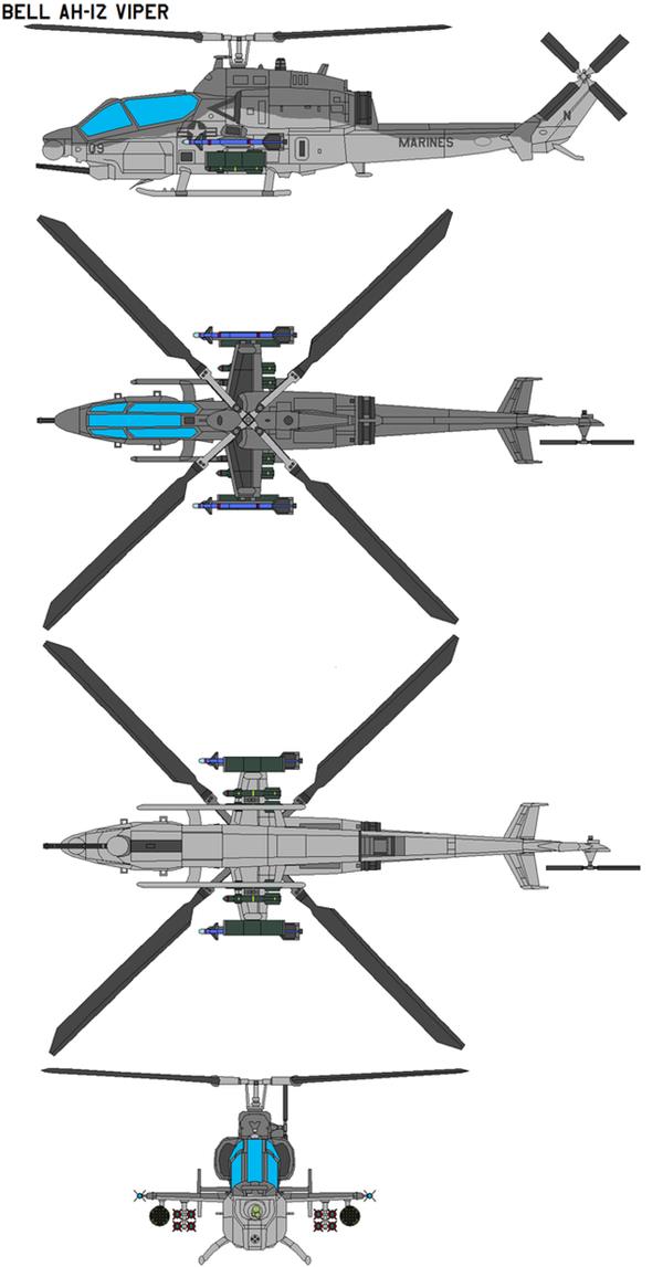 ah-1武装直升机(绰号:"眼镜蛇" cobra)