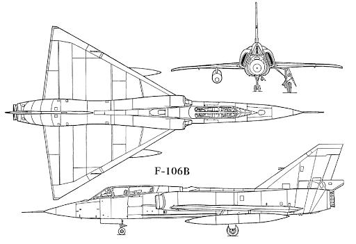 F-106战斗机（绰号：“三角标枪” Delta Dart）_1817664