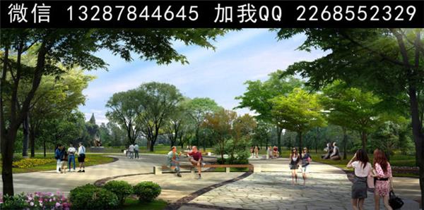 学校景观.校园景观设计案例效果图_678082