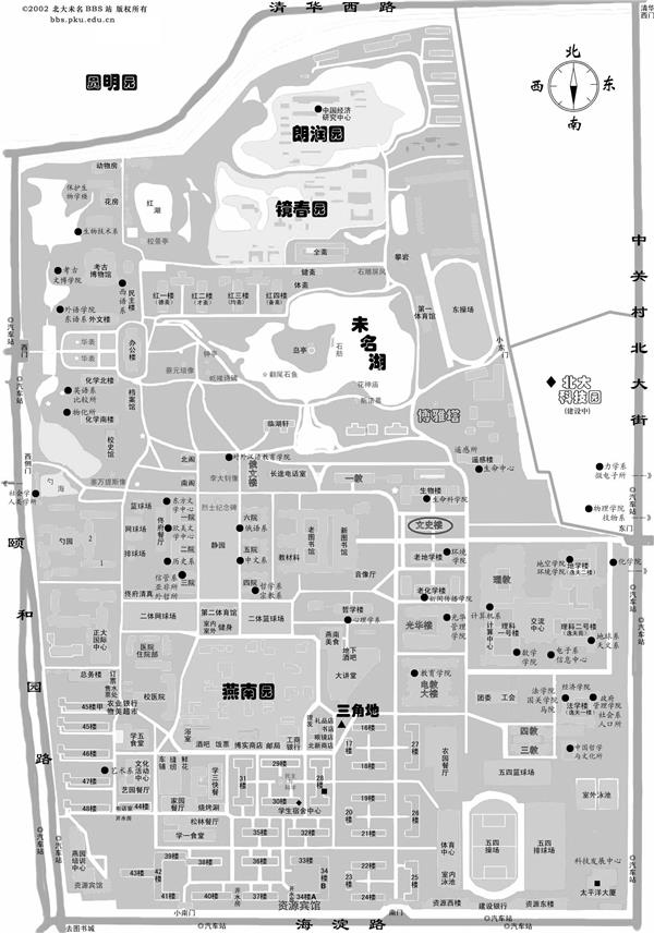 北京大学平面图_3501463