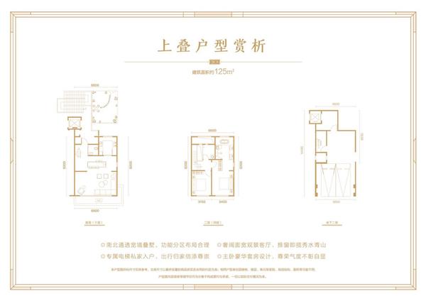 125平米  2室2厅  上叠_3511535