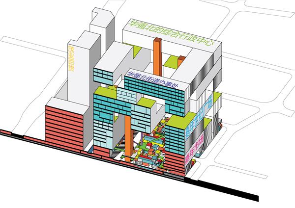 华强北立体街城市设计 2009 / URBANUS都市实践_3512293