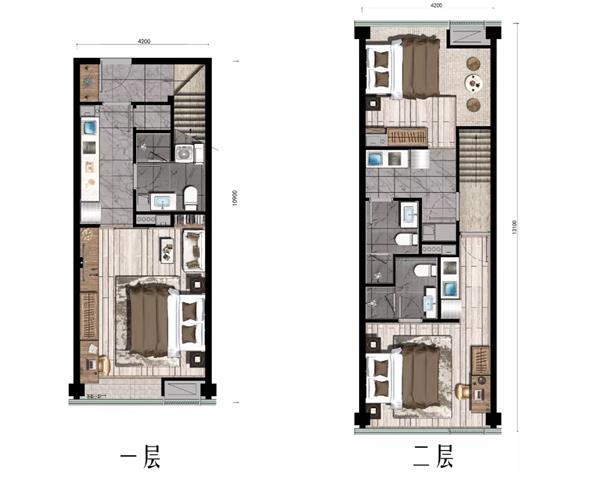 63平米 三室三卫  LOFT户型图_3512527