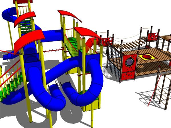 儿童游乐设施SU模型_3519630