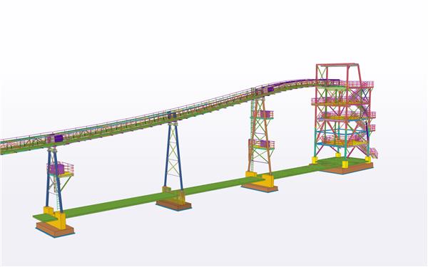 Tekla2020年全球BIM大奖：拉法基长距离带式输送机_3539726