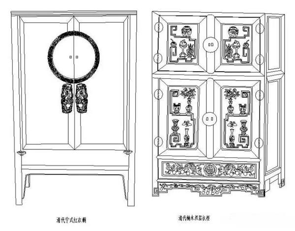 CAD家具明清中式古典家具_3582571