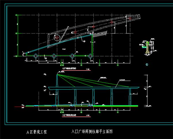 特色柱廊（张拉绳）施工图_3583530