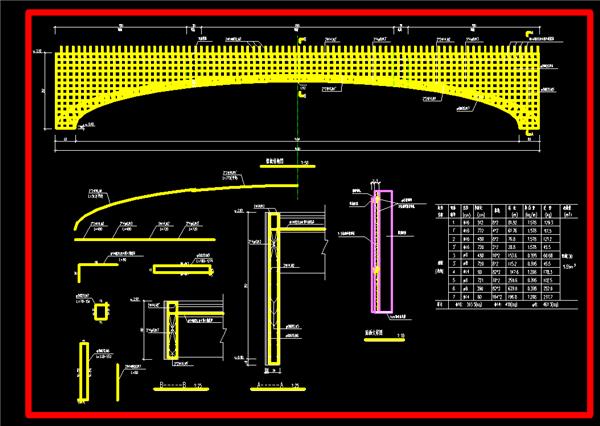 景观桥施工图全套_3584956