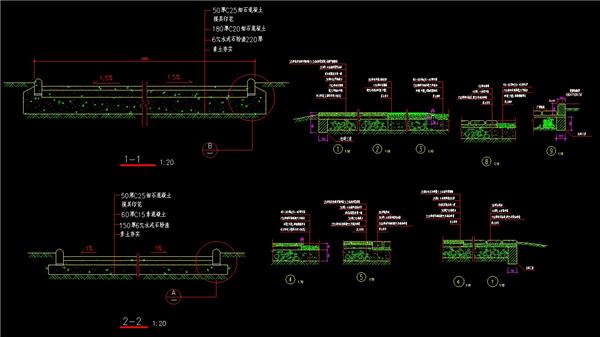 道路基础、道路结构、做法、大样、dwg_3585078