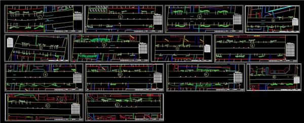 道路绿化、绿化带、植物种植平面、苗木表、植物配置、dwg_3585082