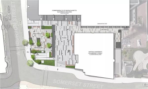 美国萨福克大学罗默广场改造设计_3596331