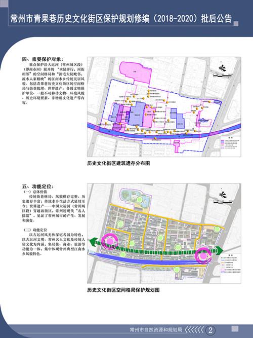 常州市青果巷历史文化街区保护规划修编（2018-2020）批后公告_3599174