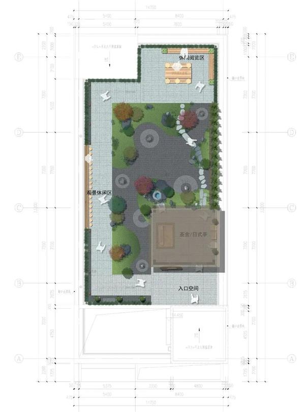 一个办公区的露台屋顶花园设计_3601525