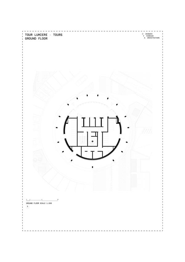 光之旅住宅楼：圆环，对景观360度的敬意_3626291