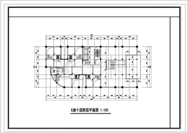 超高层住宅平面CAD套图_3634375