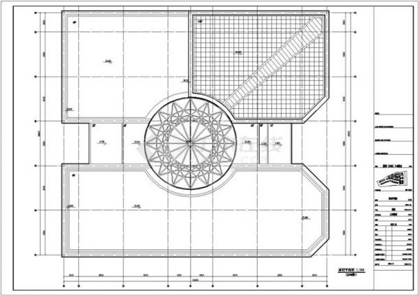 欧式风格超高层商业建筑施工图(含效果图)_3634443