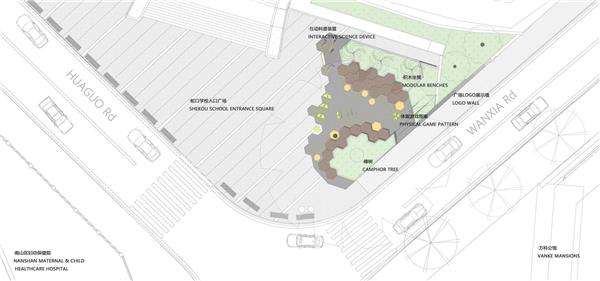 小学-蛇口学校广场景观设计 / 深圳市自组空间设计有限公司_3660273