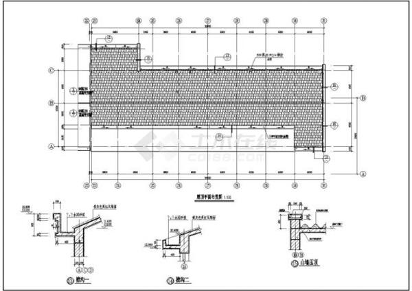 沿街商业住宅楼建筑施工布置图_3662036