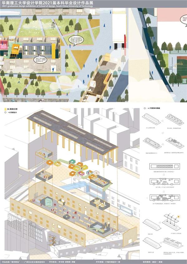 2021华南理工大学设计学院环境设计毕业展-漂浮群岛：广州白云区云园改造_3675767