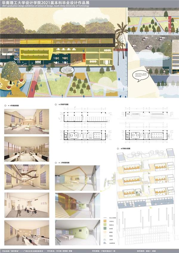 2021华南理工大学设计学院环境设计毕业展-漂浮群岛：广州白云区云园改造_3675767