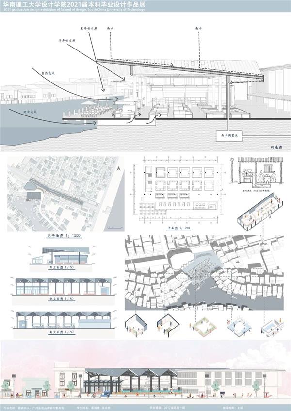 2021华南理工大学设计学院环境设计毕业展-趁墟而入：广州莲花山海鲜市集再造_3675785