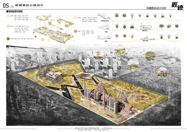 浙江理工大学2021景观方向毕业设计作品展：杭钢遗址公园设计——匠迹_3676238