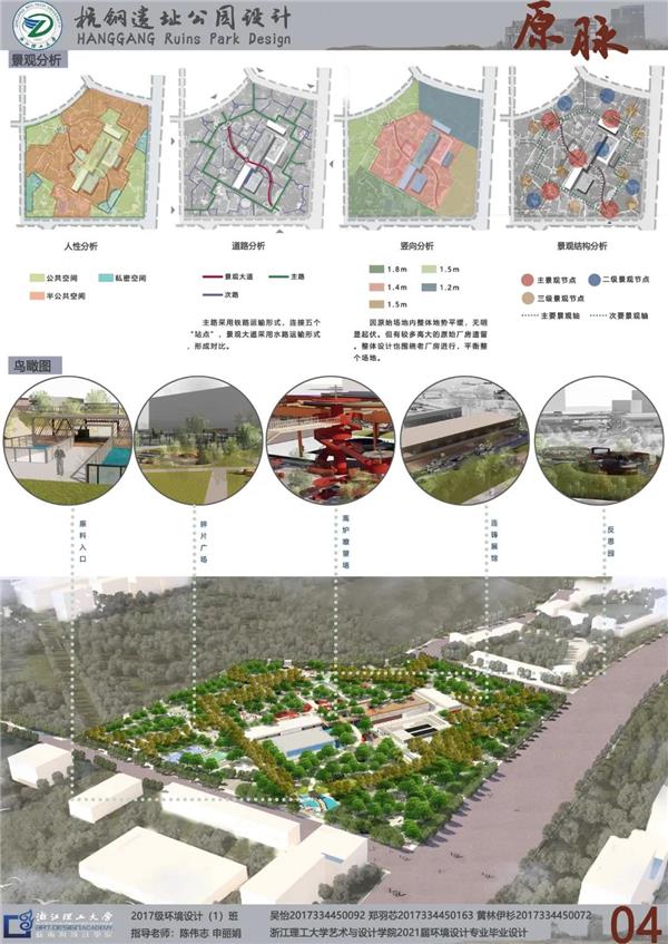 浙江理工大学2021景观方向毕业设计作品展：杭钢遗址公园设计——原脉_3676241