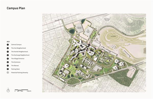 “福特汽车研发中心园区规划”，自由高效的工作场所_3690346