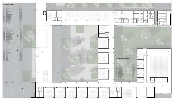 Szigetszentmiklos小学、幼儿园和健身房_3710784