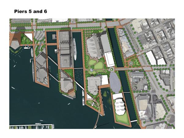 巴尔的摩港更新改造总体规划效果图_3714621