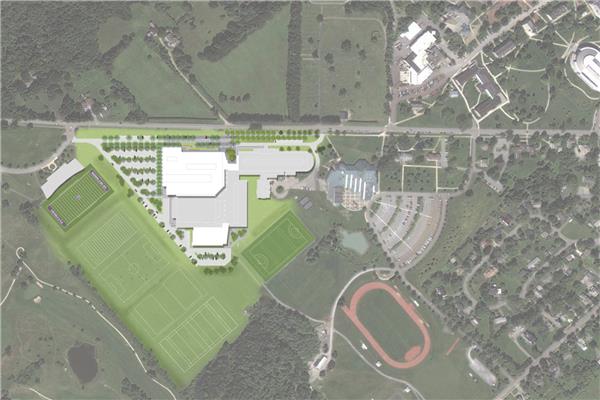 米德尔伯里学院沃尔图体育馆建筑设计及体育园区总体规划_3732098