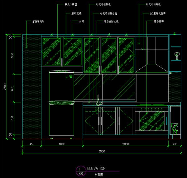 厨房立剖面图集53种_3765935