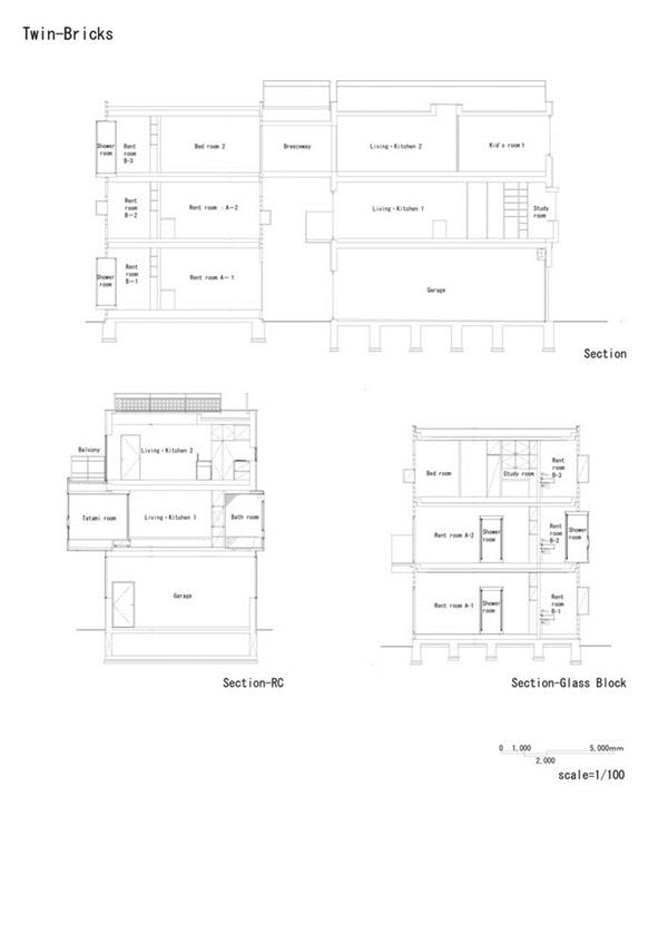 Twin Bricks 公寓楼 / Atelier Tekuto_3807939