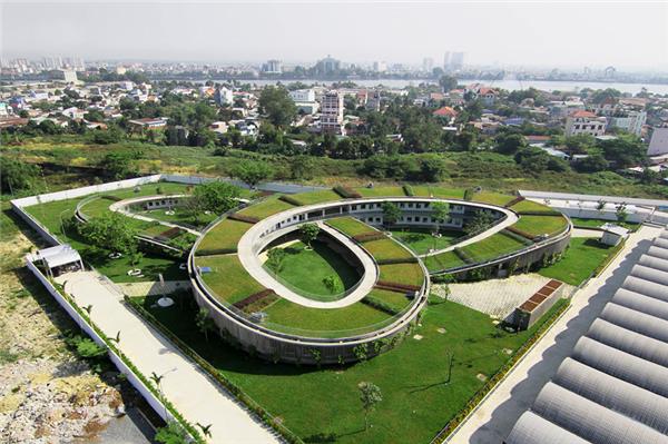 spirals farming幼儿园 /  vo trong nghia architects#幼儿园 #教育建筑设计案例 #幼儿园景观设计 