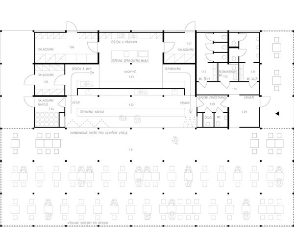 花园餐厅 / Atelier 111 Architekti_3828789