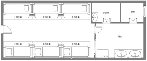 学生宿舍 六人间_3635060