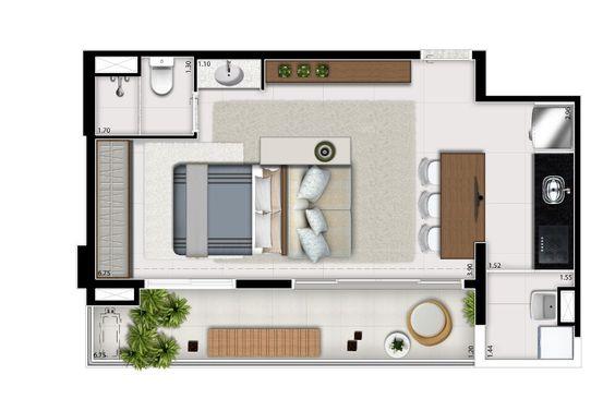 小户型住宅室内布置_412550