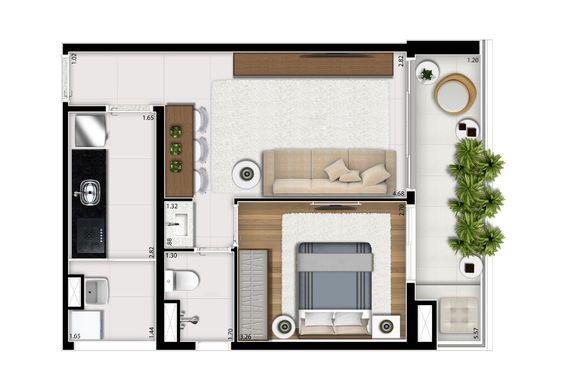 小户型住宅室内布置_412559