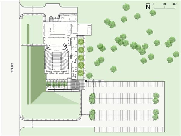 Edcouch-Elsa ISD Fine Arts Center-建筑设计_413031