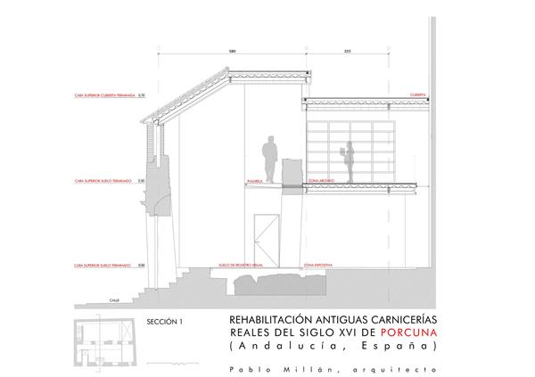 Rehabilitation Ancient Royal Butcher XVI Century in Porcuna-建筑设计_413415