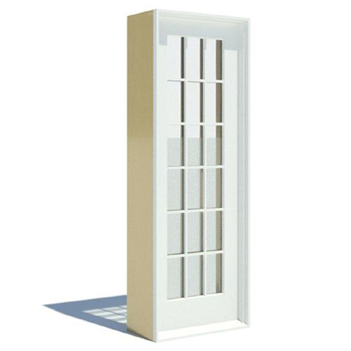 Aluminum Clad WoodPatio Door Hinged Single Inswing_415978