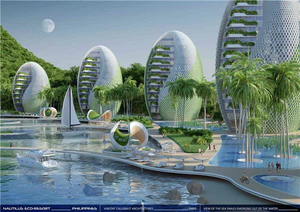 NAUTILUS ECO-RESORT|VincentCallebaut Architectures#酒店 #建筑 #设计 