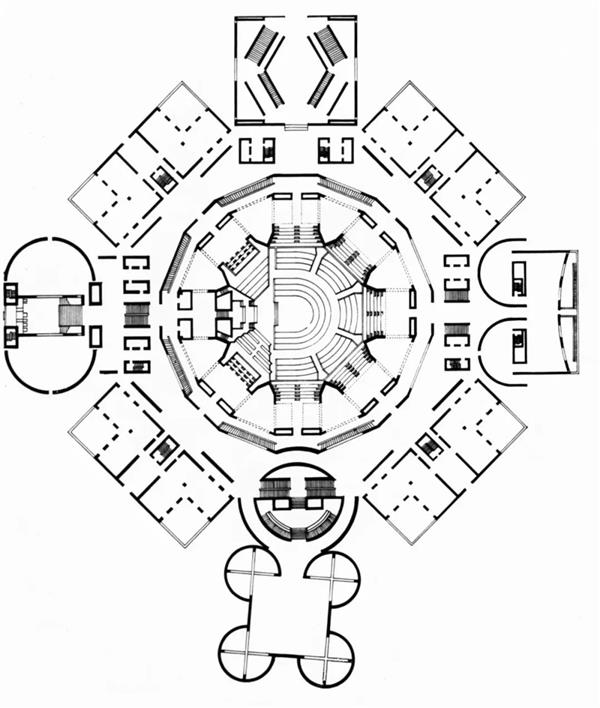 孟加拉国国会大厦-建筑设计_436844