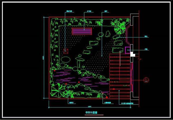 庭院景观平面图_3504410