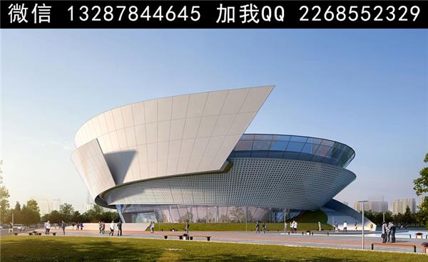 会展中心建筑外观设计案例效果图_3707756