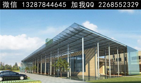 汽车4S店建筑外观设计案例效果图_671775