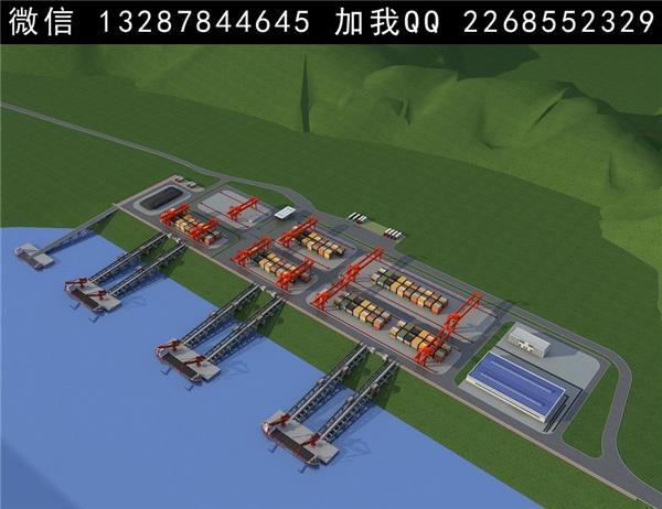 港口码头设计案例效果图_3472959